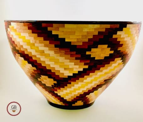 Hand turned wooden bowls